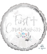 18" Holy Day First Communion Foil Balloon