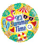 17" Summertime! Foil Balloon
