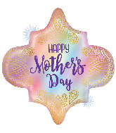 30" Foil Balloon Holographic Opal Mother's Day Boho