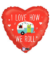 18" MAX Float Love How We Roll Camper Balloon