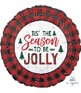 18" Cozy Holiday Foil Balloon