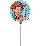9" Airfill Only Fancy Nancy Foil Balloon