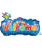 35" Jumbo Trend Welcome Banner Foil Balloon
