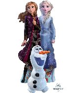 Frozen 2 Elsa, Anna, Olaf Airwalker Balloon