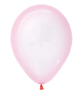 5" Betallatex Latex Balloons Crystal Pastel Pink