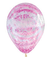 11" Betallic Graffiti Rose Marble Latex Balloons