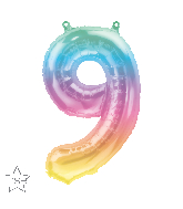 16" Northstar Brand Airfill Only Number 9 Jelli Ombre Balloon
