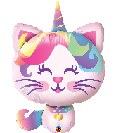38" Mythical Caticorn Foil Balloon