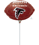NFL Airfill Only Mini Shape Atlanta Falcons Football Balloon