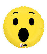 18" Max Float Emoji Wow! Foil Balloon