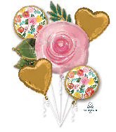 Bouquet Bright Florals Foil Balloon