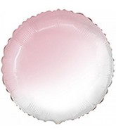 18" Round Baby Gradient Pink Foil Balloon
