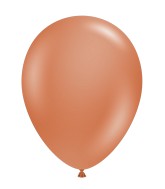 17 Inch Tuftex Latex Balloons (50 Per Bag) Burnt Orange