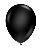11 Inch Tuftex Latex Balloons (100 Per Bag) Black