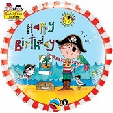 18" Rachel Ellen – Birthday Pirate Licensed Balloon