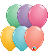 5" Candy Assorted Latex Balloons (100 Per Bag)