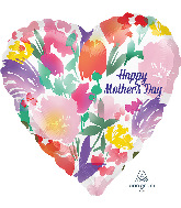 28" Watercolor Mother's Day Jumbo Foil Balloon