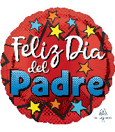 18" Feliz Dia Del Padre Foil Balloon (Spanish)