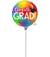 4" Airfill Only Colorful Grad Foil Balloon