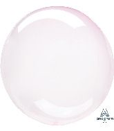 11" Crystal Clearz Petite Pink Crystal Clearz Balloon