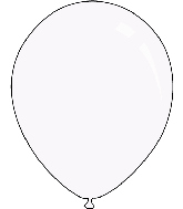 18" Crystal Clear Decomex Latex Balloons (25 Per Bag)