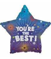 18" You're the Best Star Foil Balloon