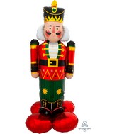 Airfill Only Airloonz Consumer Inflatable Nutcracker Greeter Foil Balloon