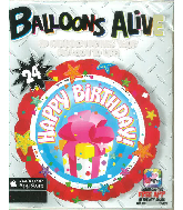 24" Happy Birthday Balloons