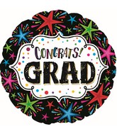 17" Congrats! Grad Foil Balloons