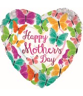 17" Happy Mother's Day Butterflove You Parade Foil Balloons
