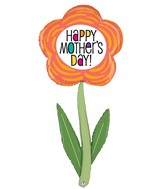 60" Foil Shape Fresh Picks Mother's Day Foil Balloon