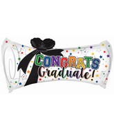 30" Diploma With Blue Foil Balloons