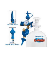 Conwin Bubble Balloon Inflator with 60/40 Push Valve