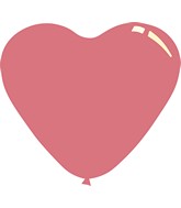 7" Deco Rose Decomex Heart Shaped Latex Balloons (100 Per Bag)