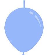 11" Deco Baby Blue Decomex Linking Latex Balloons (100 Per Bag)