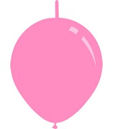 11" Metallic Hot Pink Decomex Linking Latex Balloons (100 Per Bag)