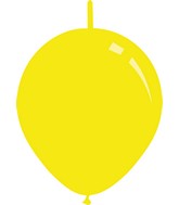 11" Standard Yellow Decomex Linking Latex Balloons (100 Per Bag)