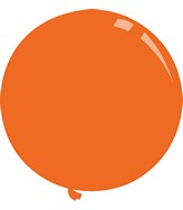 36" Standard Orange Decomex Latex Balloons (5 Per Bag)