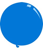 36" Standard Blue Decomex Latex Balloons (5 Per Bag)