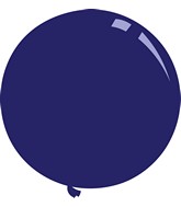 36" Deco Midnight Blue Decomex Latex Balloons (5 Per Bag)