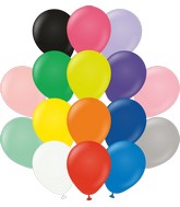 5" Kalisan Latex Balloons Standard Assortment (50 Per Bag)