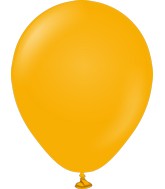 5" Kalisan Latex Balloons Standard Amber (50 Per Bag)