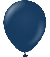 5" Kalisan Latex Balloons Standard Navy (50 Per Bag)