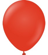 12" Kalisan Latex Balloons Standard Red (50 Per Bag)