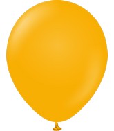18" Kalisan Latex Balloons Standard Amber (25 Per Bag)