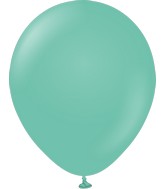 18" Kalisan Latex Balloons Standard Sea Green (25 Per Bag)
