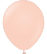 12" Kalisan Latex Balloons Pastel Matte Macaroon Salmon (50 Per Bag)