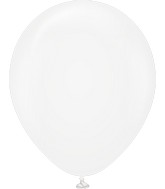 5" Kalisan Latex Balloons Crystal Transparent Clear (50 Per Bag)