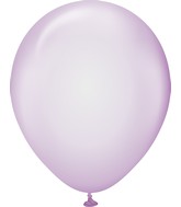 18" Kalisan Latex Balloons Pure Crystal Pastel Violet (25 Per Bag)