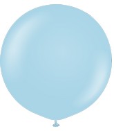 24" Kalisan Latex Balloons Pastel Matte Macaroon Blue (5 Per Bag)